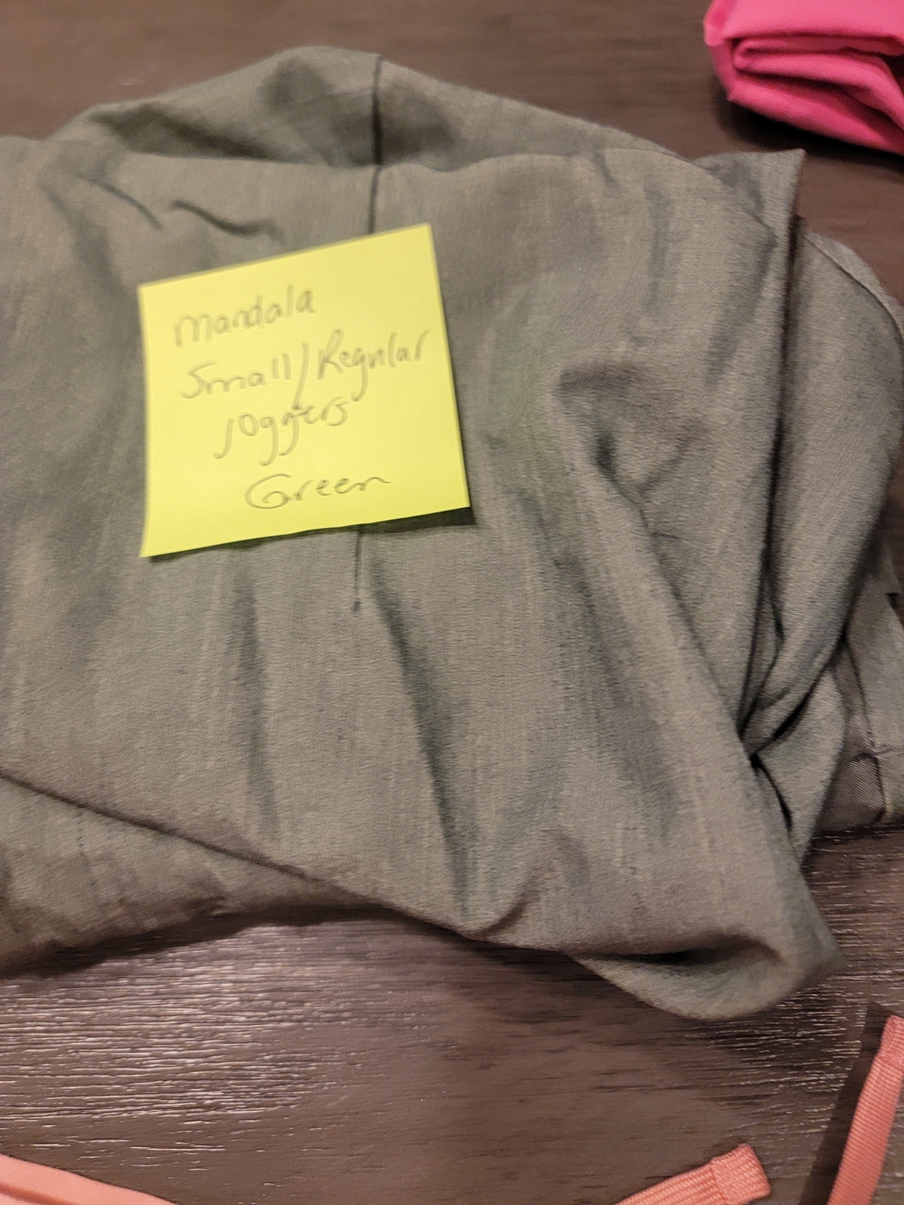 Mandala Green Regular Joggers — Lightweight Everyday Sweatpants